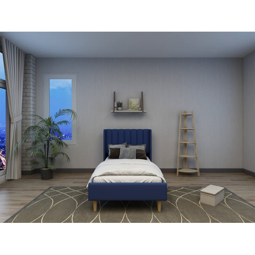 Wayfair Blue Upholstered Beds You'll Love in 2023